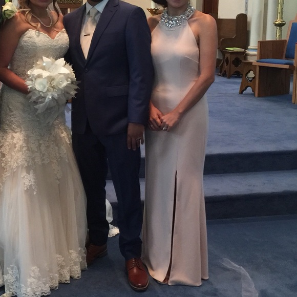 Adrianna Papell Dresses & Skirts - Pastel Pink formal Gown